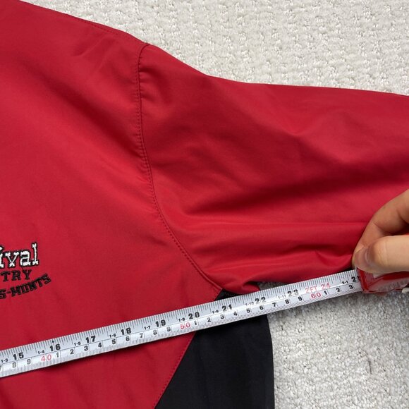 VTG Festival Country Val-Des-Monts Red Jacket Men Sz L Québec Music Cowboy - Picture 13 of 15